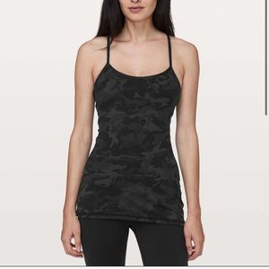 Lululemon Black Camo Power Tank